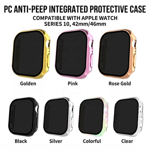 Funda Protectora de Privacidad para Apple Watch Serie 10 42mm 46mm, Protector de Pantalla de Vidrio Templado Resistente a Arañazos y Anti-Espía - Product Image 6