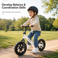 Vélo d'équilibre pour tout-petits en acier au carbone, léger, sans pédales, trottinette d'apprentissage pour enfants, vente en gros directe usine