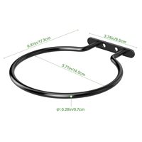 Benutzer definierte 6 Zoll Edelstahl Wand Blumentopf halter mit Aufbewahrung bügel Garten Hardware
