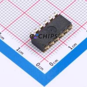 2.54-6P TPPT DIP Switch SMD Switch Flat Toggle, Groove Type Single Pole Single Throw 6 Gull Wing Type - Product Image 2