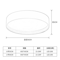Plafonnier LED pour chambre à coucher, luminaires modernes pour salon, style nordique simple, rond, couloir, restaurant, décoration intérieure, lampe