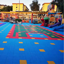 Baldosas <span class=keywords><strong>de</strong></span> canchas multideportes para el hogar <span class=keywords><strong>de</strong></span> los niños, baldosas <span class=keywords><strong>de</strong></span> 3x3 para pista <span class=keywords><strong>de</strong></span> baloncesto, para exteriores, entrelazadas - Product Image 3