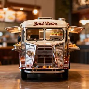 รถเข็นไอศกรีมและอาหารจานด่วนไฟฟ้าสีชมพู 4 ล้ออเนกประสงค์ สำหรับธุรกิจในพื้นที่เชิงพาณิชย์และแหล่งท่องเที่ยว - Product Image 3