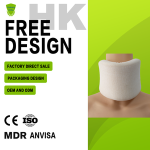 Rehabilitación de la columna cervical Soporte fijo <span class=keywords><strong>Cuello</strong></span> Transpirable Alivio del dolor cálido <span class=keywords><strong>Cuello</strong></span> Brace Esponja Collar cervical - Product Image 1