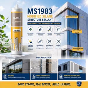 Sellador Multiusos Jiaobao MS, Pegamento Universal para Unir Metal, Madera, Plástico y Materiales Compuestos, Certificado CE ROHS - Product Image 3