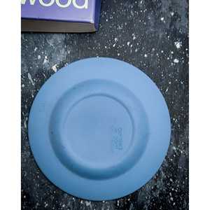 Soucoupe en céramique bleu clair Gabriella P. Wedgwood de haute qualité, élégante, ovale, personnalisable, vaisselle de luxe pour hôtels - Product Image 2