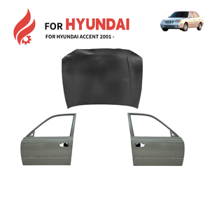 Panel de Puerta Delantera Derecha de Acero de Alta Resistencia 76004-25000 para Hyundai <span class=keywords><strong>Accent</strong></span> 2000 2001 2002 2003 2004 2005 - Product Image 2