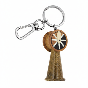 Portachiavi in Legno a Forma di Telegrafo Nautico - Product Image 2
