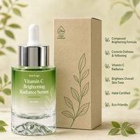 Serum Pencerah Vitamin C 30ml Botol Pipet Esens Wajah Logo Kustom Perawatan Kulit Wanita Perawatan Wajah