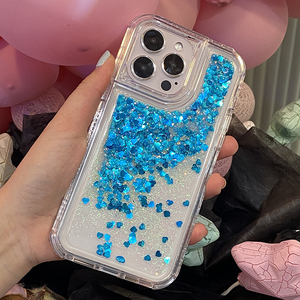 Nữ tính sáng bóng lỏng cát lún 3 trong 1 trường hợp điện thoại cho ZTE Blade V50 thông minh 4G A73 33S <span class=keywords><strong>Axon</strong></span> 50 Lite - Product Image 6