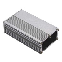 Boîtiers d'onduleurs solaires en métal argenté, panneaux électriques industriels personnalisés, boîtiers électroniques en alliage d'aluminium anodisé CNC, IP54