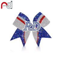 Cheerleading Hair Bow Spandex ou mystique Flower Shiny Hair Scrunchies By AB Crystal