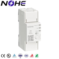 Disjoncteur intelligent Wi-Fi 1P 63A 220V avec protection, mesure et relais temporisé, mini-interrupteur intelligent