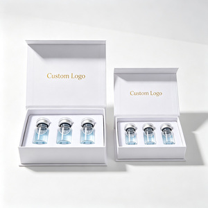 Caja de Cartón con Logotipo Personalizado para Viales de 3ml y 10ml, Caja de Papel para Viales de Péptidos Cosméticos con Inserto de EVA para 2 Viales, Caja Magnética - Product Image 4