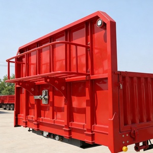 Semirremolque de Acero de Alta Calidad con 2/3/4 Ejes y Paredes Laterales Fijas, Económico en Venta - Product Image 2