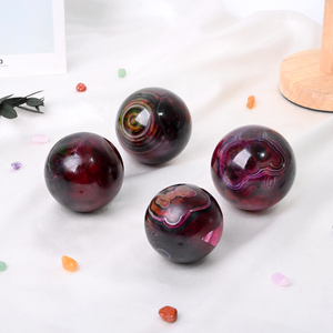 New <b>Crystal</b> Spheres Wholesale Colorful Natural Agate Stone <b>Ball</b> Sphere for Healing Decoration - Product Image 6