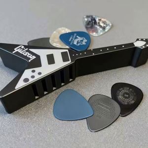 3D Printing Guitar Pick Holder Mini Guitar Shape Storage Storage Display Funny <b>Gift</b> for Music Lover Player Guitarist Accessories - Product Image 4