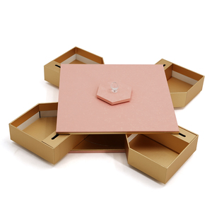 Caja <span class=keywords><strong>de</strong></span> Regalo <span class=keywords><strong>de</strong></span> Lujo Personalizada <span class=keywords><strong>con</strong></span> Múltiples Cajones y Asa <span class=keywords><strong>de</strong></span> Cristal - Empaque Rígido Premium <span class=keywords><strong>para</strong></span> Joyería y Cosméticos - Product Image 4