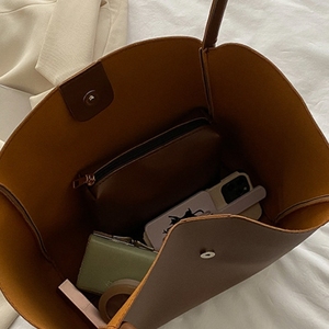 Sac Tendance 2025 sonbahar Retro tarzı 2 adet kadın çantaları büyük kadın Tote çanta ile kadın çantaları - Product Image 4