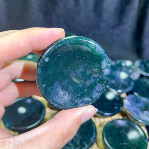Nuova Ciotola in Cristallo di Agata Muschiata Stile Feng Shui, Pietra Naturale Curativa Lucidata, Piccola Ciotola per Decorazione e Regali - Product Image 3