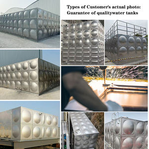 Réservoir d'eau de 1000L à 100000 litres en acier inoxydable 304 pour usage domestique et production – Réservoir d'eau froide potable - Product Image 4