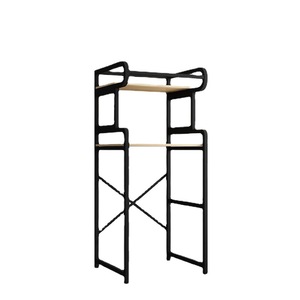 Washing machine storage rack, bathroom <b>floor</b>-standing top-loading storage rack, bathroom pulsator flip-top toilet storage rack - Product Image 5