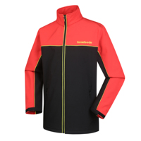 Vêtement de travail d'hiver personnalisé, uniforme du personnel, impression d'un logo sur l'écran, tissu contrasté, veste softshell coupe-vent