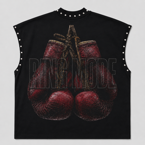 เสื้อยืดคอกลมแขนกุดผ้าคอตตอนหนา 300 กรัม พิมพ์ลายหัวกะโหลกประดับเพชร สไตล์สตรีทแวร์ รับสกรีนโลโก้ เสื้อยืดผู้ชาย - Product Image 2