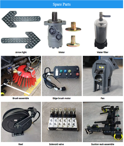 Pièces détachées pour camion balayeuse routière haute pression, brosse en plastique et en acier, double valve, marque <span class=keywords><strong>KLF</strong></span> - Product Image 2