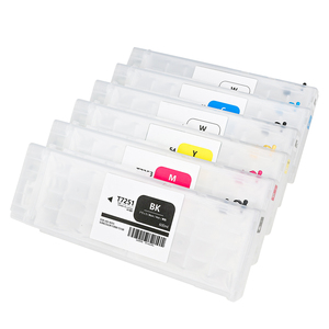 Cartucho <span class=keywords><strong>de</strong></span> Tinta Recargable Vacío Estable <span class=keywords><strong>de</strong></span> 600 ml para <span class=keywords><strong>Impresora</strong></span> <span class=keywords><strong>Epson</strong></span> F2000 <span class=keywords><strong>F2100</strong></span> T7251-T7254 T725A T725A - Product Image 1