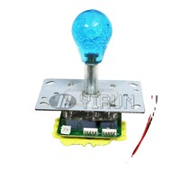 Manette de jeu ovale en cristal pour bornes d'arcade, contrôleur de jeu pour machines de pousse-pièces et de boxe
