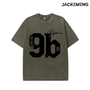 T-shirt rétro streetwear rose délavé oversize « 9b TEM » – Collection Signature – Vente en gros depuis l'entrepôt local aux États-Unis – Tee-shirt hip-hop à manches courtes - Product Image 3