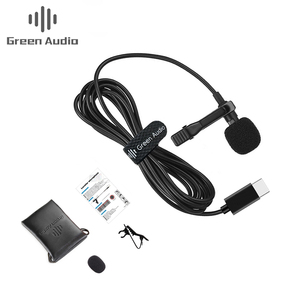 Type C Mini Lapel Lavalier Clip-on Condenser Microphone <strong>Mic</strong> for Android IOS Mobile Phone <strong>USB</strong> Microphone with 2M Length EPT Cable - Product Image 2
