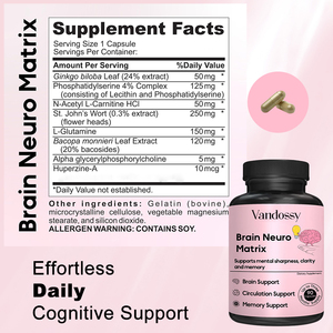 고급 Nootropics 두뇌 지원 보충 두뇌 비타민으로 에너지 및 초점 보충 제공 - Product Image 6