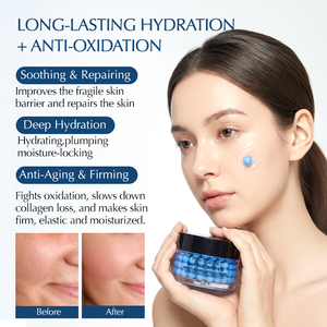 Crème pour le visage au peptide <span class=keywords><strong>de</strong></span> cuivre GHK Cu, marque privée OEM, anti-âge, raffermissante, hydratante pour peaux matures, 100 ml - Product Image 4