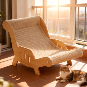 Modern lüks kedi yatak ve mobilya ahşap Scratcher & tırmanma çerçeve kediler için sıcak satış aksesuarları pencere yuva yatak - Product Image 1