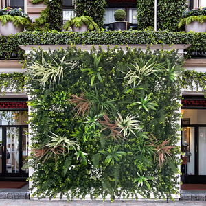 OH arti verde UV muro decorativo personalizzato di plastica erba ritardante di fiamma muro vegetale - Product Image 6