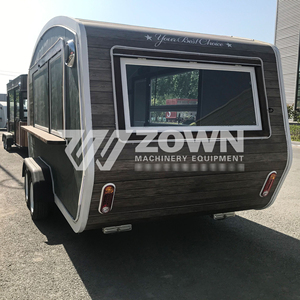 CE Certified Electric Food Cart 4 Wheels Mobile Kitchen Truck Custom Size Street Fast Food Catering <b>Trailer</b> - Product Image 5