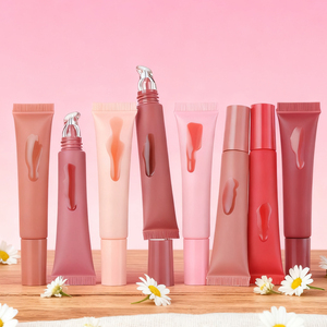 Bálsamo <span class=keywords><strong>Labial</strong></span> Hidratante con Brillo, FPS, Sabor a Fruta, Aceite Vegano, Logotipo Personalizado, Mantequilla <span class=keywords><strong>Labial</strong></span>, Maquillaje, Bálsamo <span class=keywords><strong>Labial</strong></span> Líquido <span class=keywords><strong>de</strong></span> Marca Privada - Product Image 2