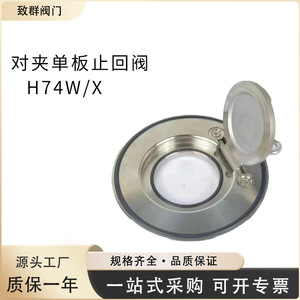 Válvula de Retención de Disco con Brida H74H H74I H74M DIN200 CF8 Tipo Oscilante de Placa Única - Product Image 2