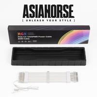 Câbles RGB 24 broches personnalisés OEM pour PC, alimentation, matériel de jeu, boîtier d'ordinateur de jeu, câble d'extension d'alimentation LED pour PC
