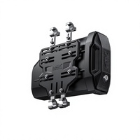 Boîte à outils latérale pour moto LOBOO Radish, en alliage d'aluminium et plastique technique, avec serrure, kit d'outils, sac latéral portable, montage facile