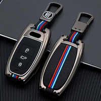 Étui de protection pour clé de voiture en alliage de zinc pour Audi A1 A3 8V A4 B8 B9 A5 A6 C7 A7 A8 Q3 Q5 Q7 S4 S6 S7 S8 R8 TT Accessoires