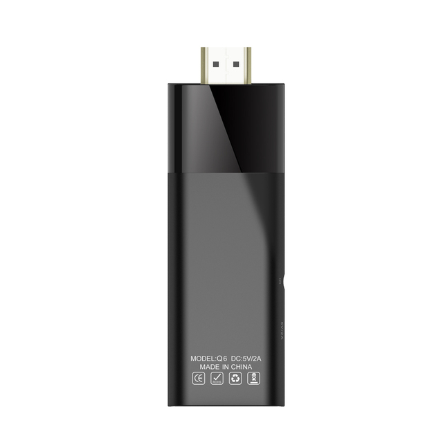 2024 Hot Sell Q6 ATV Stick 2GB RAM 16GB ROM Allwinner H313 Android 10 Tv Stick 4k Dongle Voice Remote TV Stick Q6