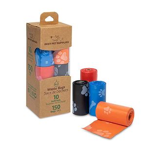 Bolsas Biodegradables para Excremento de Perros, Sin Plástico, Ecológicas, Certificadas ASTM D6400, Resistentes, 30 Rollos - Product Image 1