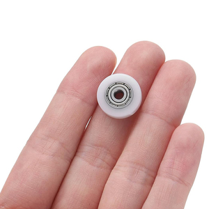 Özelleştirilmiş düz kasnak tekerlek mobilya donanım aksesuarları yüksek yük 623ZZ naylon kauçuk kaplı POM makaralı rulmanlar OEM desteği - Product Image 4