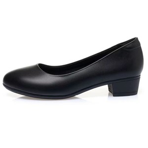 Etichetta dell'abito formale da lavoro professionale intervista <span class=keywords><strong>scarpe</strong></span> piccole in pelle da <span class=keywords><strong>donna</strong></span> con <span class=keywords><strong>tacco</strong></span> <span class=keywords><strong>medio</strong></span> singolo autunno <span class=keywords><strong>scarpe</strong></span> eleganti nere - Product Image 5
