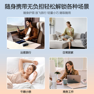 Masseur de cou, coussin de massage pour les muscles du trapèze du cou et des épaules avec fonction chauffante, masseur pour les épaules et les jambes, cadeau offert - Product Image 4
