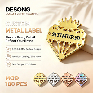 high quality laser engraved metal tags &<b>labels</b> custom-made eco-friendly - Product Image 1