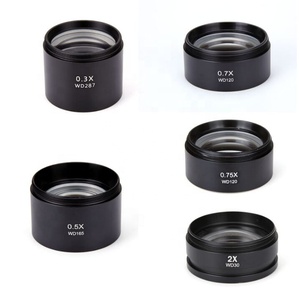 <span class=keywords><strong>Lentille</strong></span> d'objectif auxiliaire <span class=keywords><strong>de</strong></span> microscope stéréo <span class=keywords><strong>Lentille</strong></span> <span class=keywords><strong>de</strong></span> <span class=keywords><strong>Barlow</strong></span> 0.3X/0.5X/0.75X/2X - Product Image 3